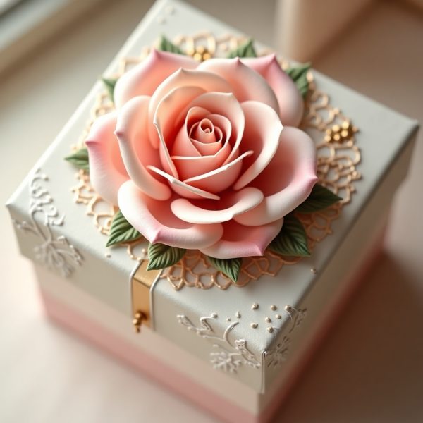 Blush Ombre Preserved Rose Box